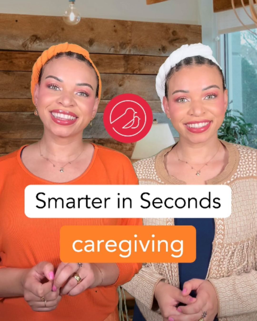 A screenshot of a Instagram Reel featuring a black women breaking down caregiving facts.